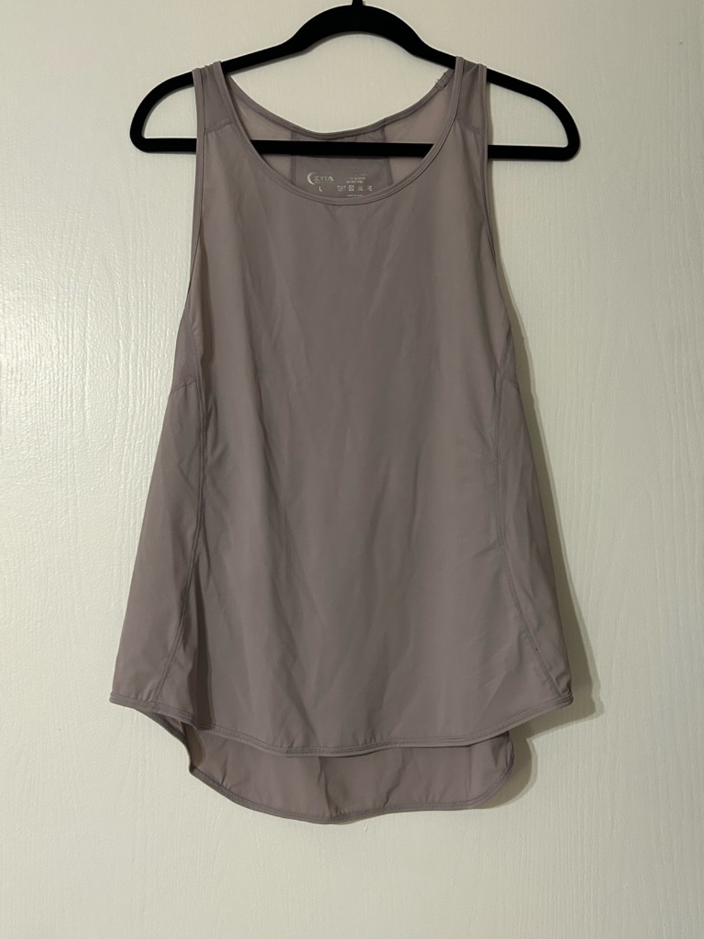 ZYIA Women's Dusty Mauve Athletic Tank Top